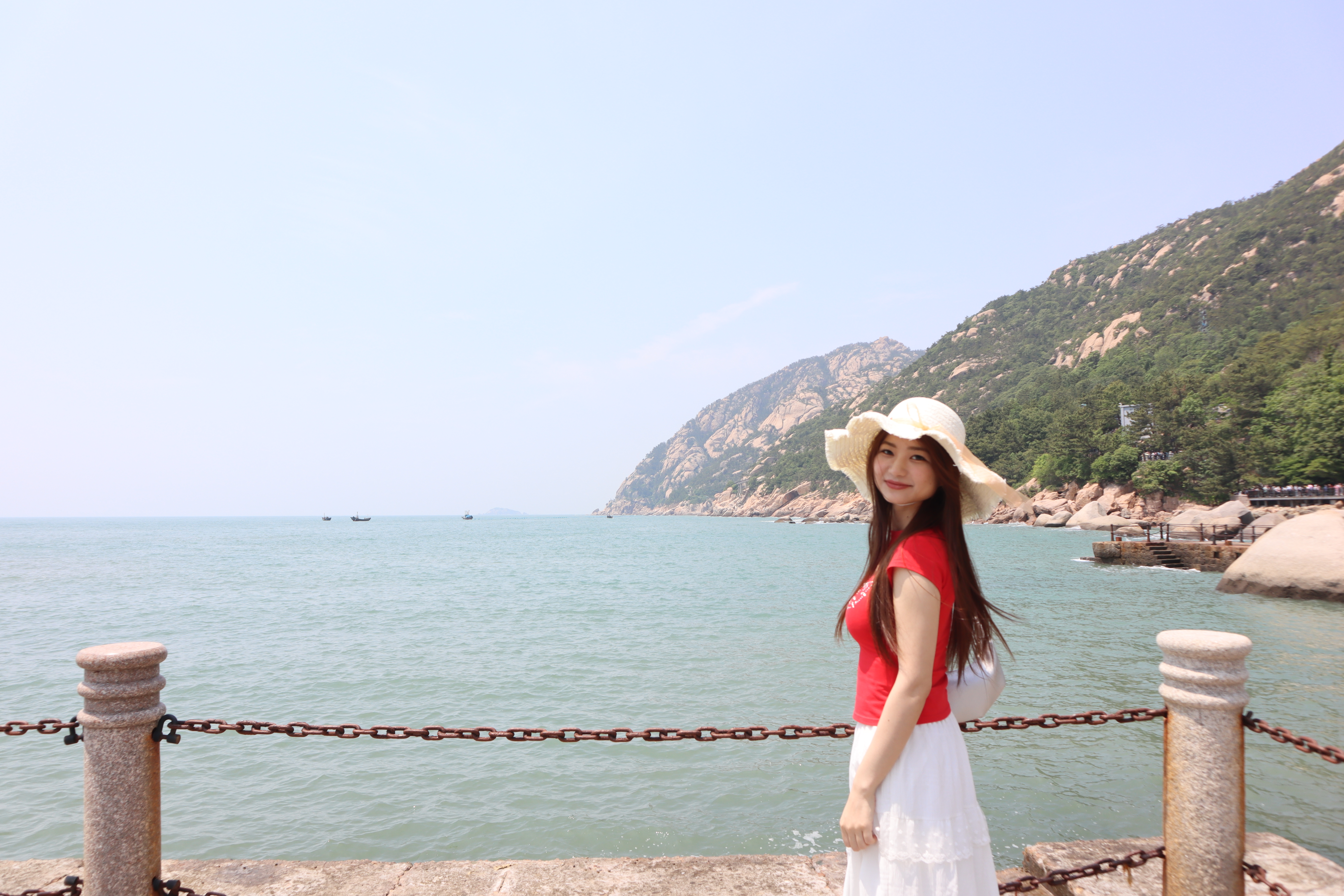 小宝和崂山绝美